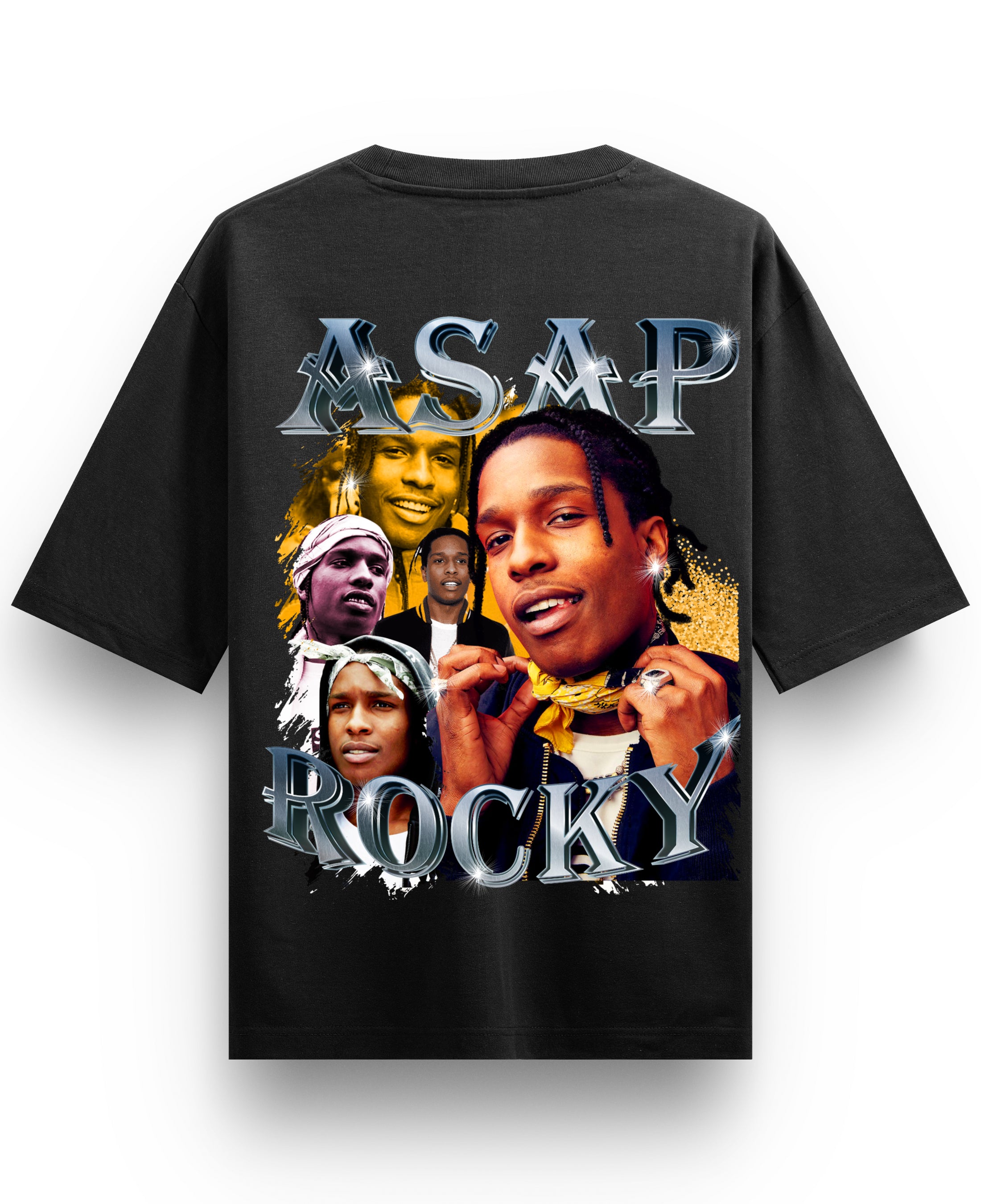 Black Oversized T-shirt Back Design