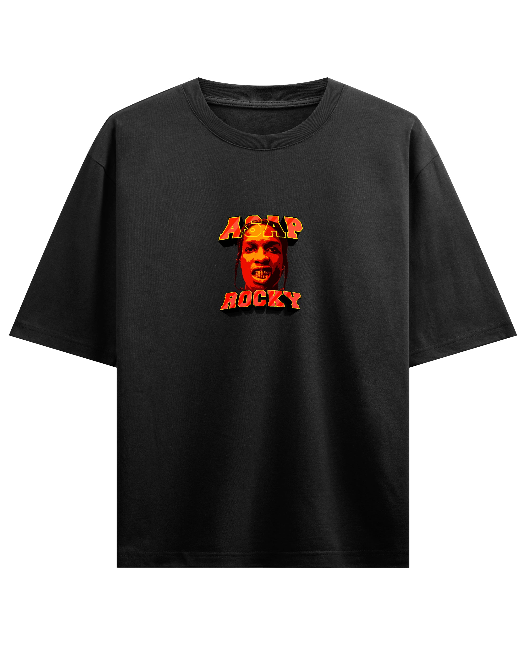 Black Oversized T-shirt Front Design