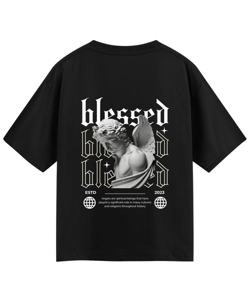 Black Oversized T-shirt Back Design
