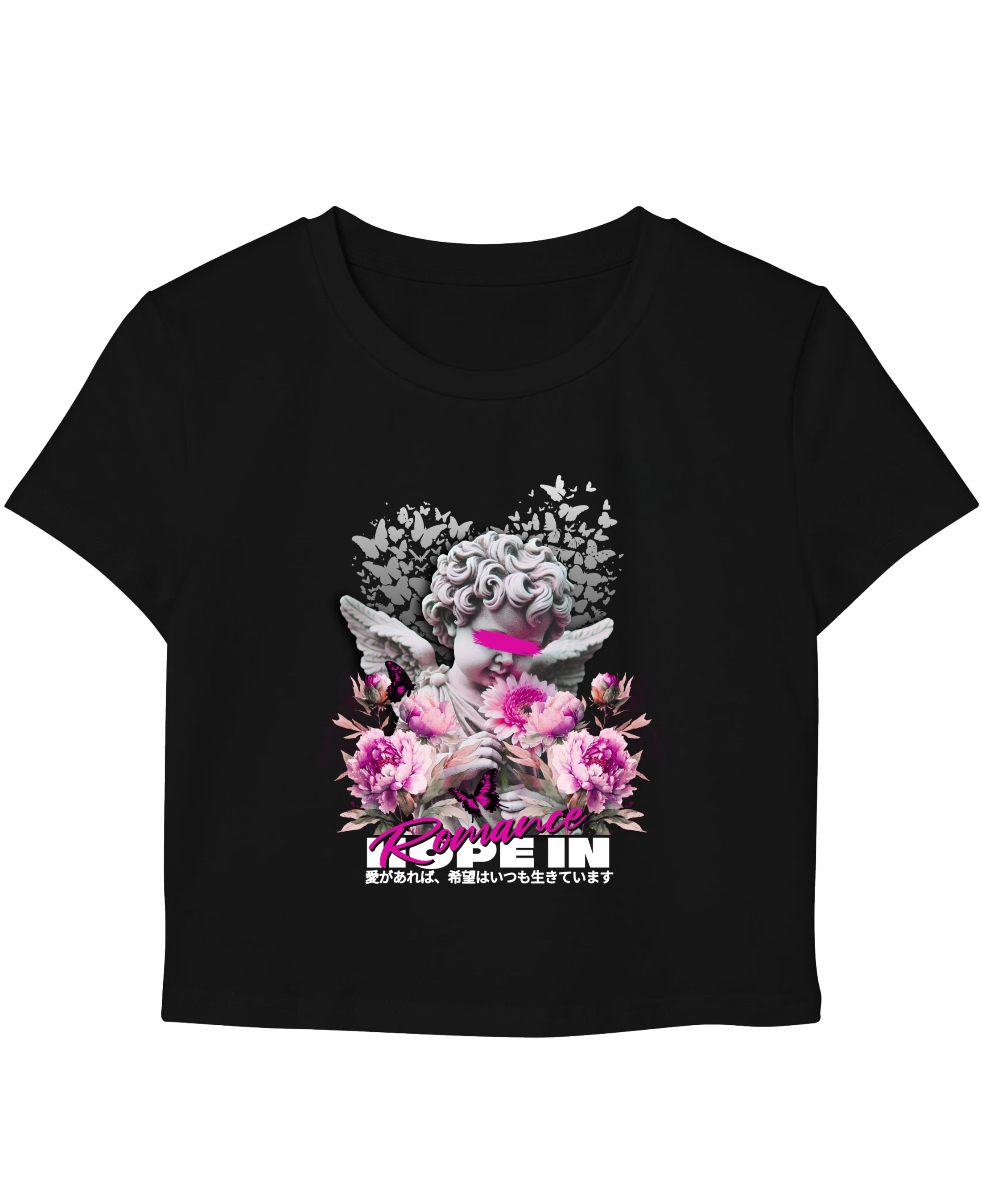 Black Baby Tee Front Design