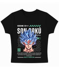 Black Baby Tee Front Design