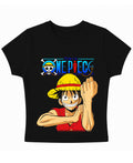 Black Baby Tee Front Design
