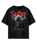 Black Oversized T-shirt Front Design